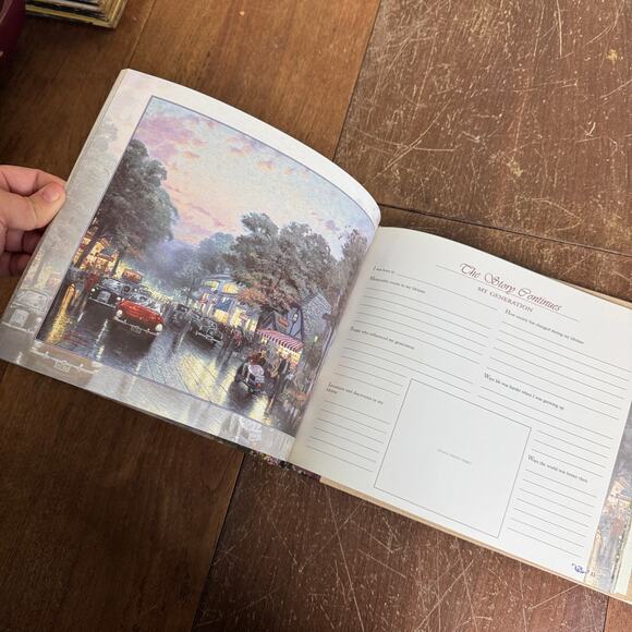 Thomas Kinkade Then and Now Remembering‎ the Generations 1998 UNUSED - Picture 7 of 15